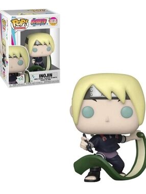 Funko Pop! Animation Boruto Inojin Vinyl Figure # 1038 - Blonde & Teal Accents